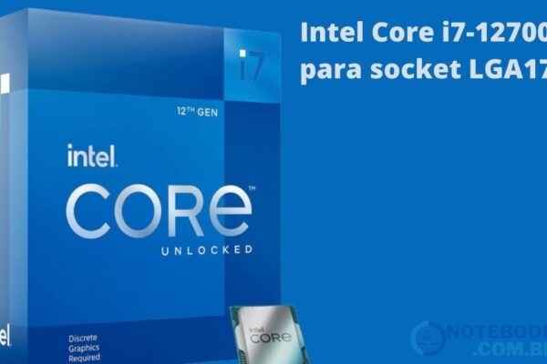 Intel Core i7-12700KF para socket LGA1700 com 12 núcleos E 20 threads por R$ 2.899,00