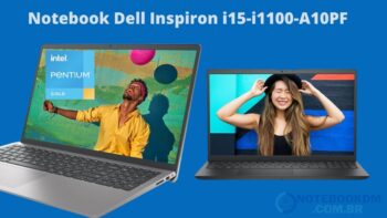 Notebook Dell Inspiron i15-i1100-A10PF com Tela Full HD WVA + SSD NVME de 128 Gigas por R$ 2.669,00