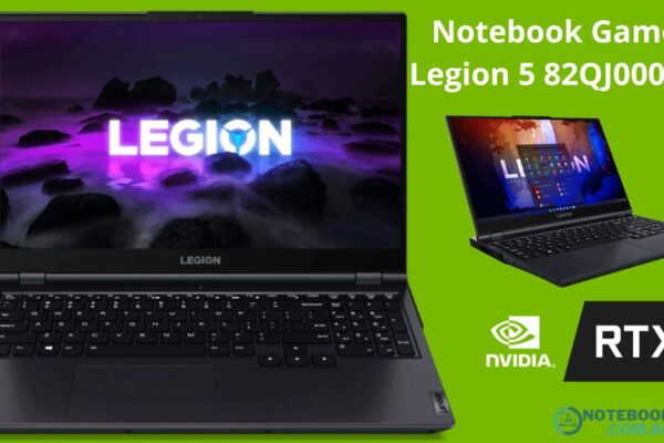 Notebook Gamer Legion 5 82QJ0000BR: Lenovo com R7-5800H e Geforce RTX3050