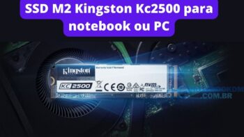 SSD M2 Kingston Kc2500 para notebook ou PC Formato M.2 2280 Nvme por R$500,00 á vista