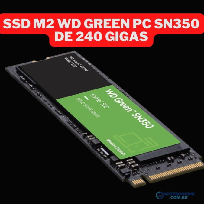 SSD M2 WD Green PC SN350 de 240 GIGAS