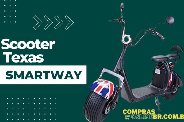 Scooter Texas Smartway: veículo elétrico com Potência de 1500 watts e chega a velocidade máxima de 45 KM por hora