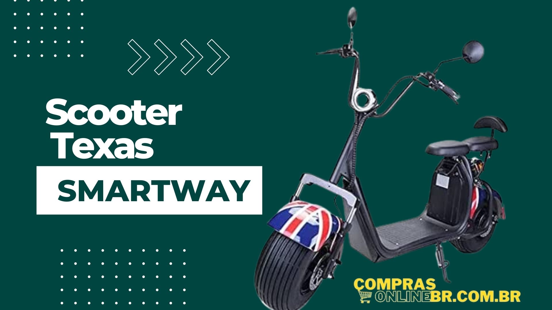 Scooter Texas Smartway veículo elétrico com Potência de 1500 watts