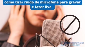 como tirar ruido de microfone para gravar e fazer live Vídeo tutorial aqui