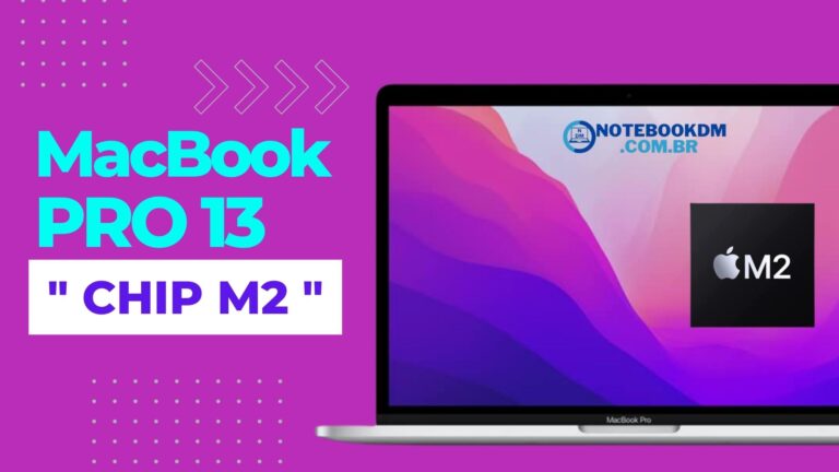 MacBook Pro 13 M2: Lançamento da Apple Chip M2 da Apple GPU dez núcleos e CPU oito núcleos