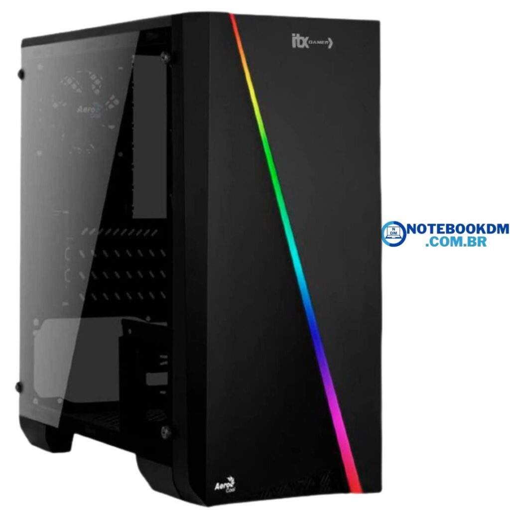 PC Gamer ITX Arena é bom e vale a pena. computador com GeForce RTX 3050 de 8GB