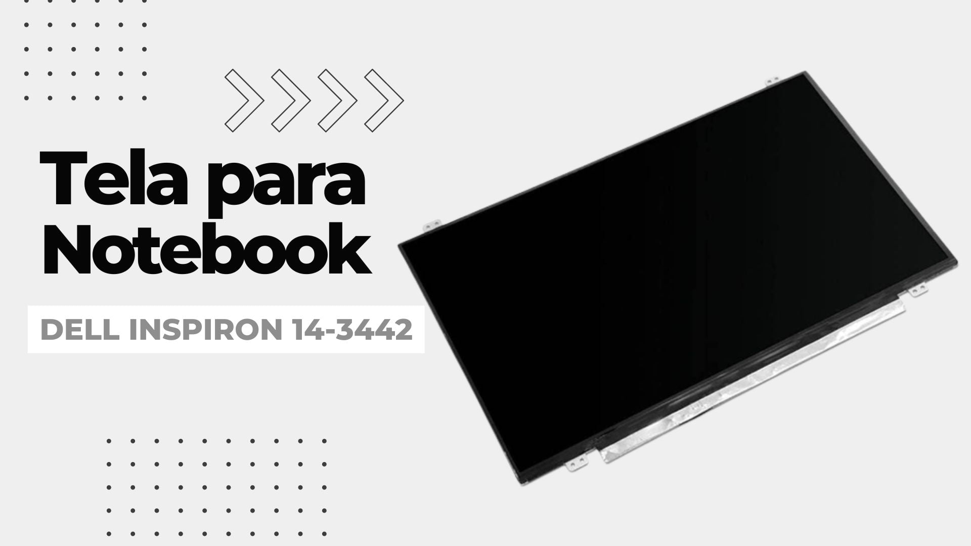 tela para Notebook Dell Inspiron 14-3442 - Tela de reposição 14" LED SLIM