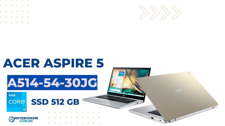 Acer Aspire 5 A514-54-30JG: Notebook com Tela FullHD IPS