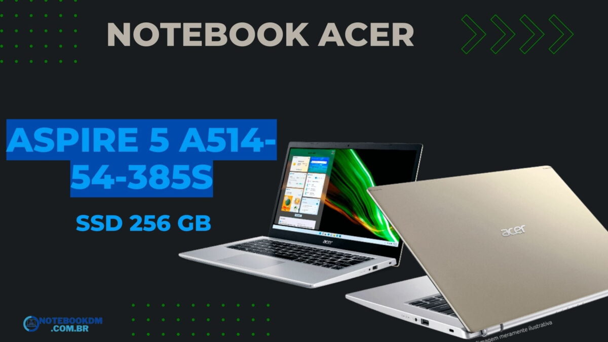 Acer Aspire 5 A514-54-385S: Notebook com Tela IPS