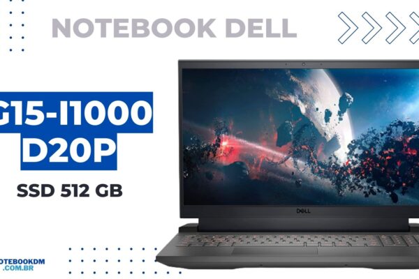 Dell G15-i1000-D20P: Notebook Gamer com GTX 1650 e SSD de 512 gB