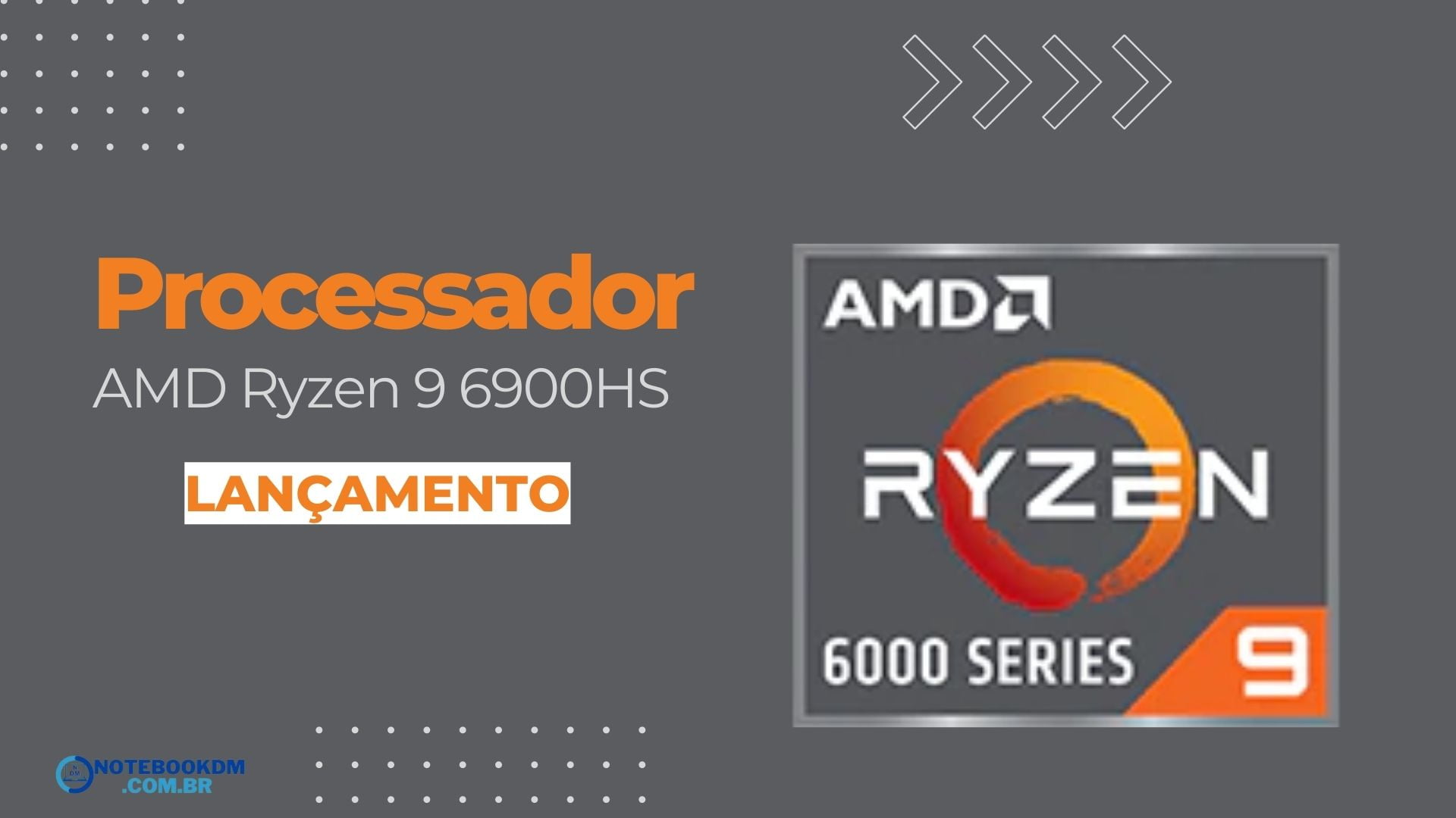 Processador AMD Ryzen 9 6900HS: CPU + GPU Ficha técnica