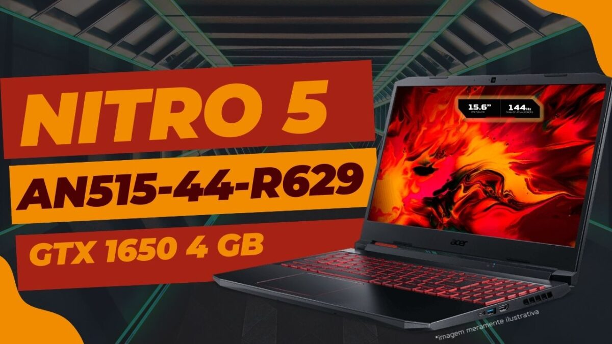 Acer nitro 5 AN515-44-R629 - Notebook Gamer com Tela de 144 hz