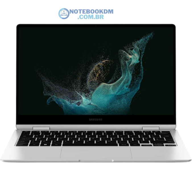 Galaxy Book2 360 NP730QED-KF4BR: Notebook Samsung Premium 2 Galaxy Book2 360 NP730QED-KF4BR: Novo Notebook Premium