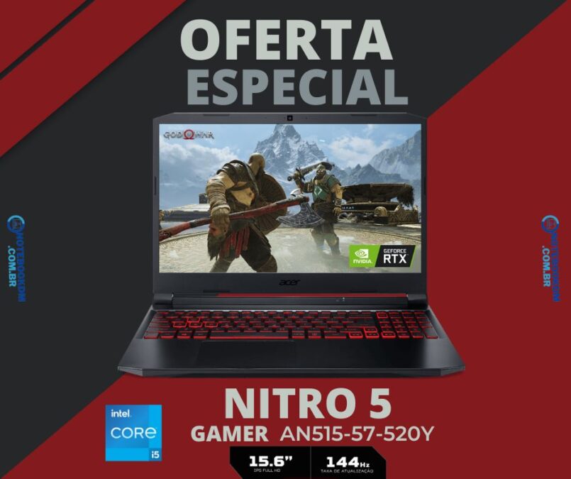 Ele é equipado com uma placa de vídeo Nvídia Geforce RTX 3050 de 4 Gigas de Memória VRAM com barramento GDDR5.