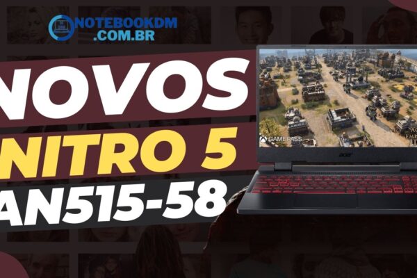 Acer Nitro 5 AN515-58-711D Notebook com i7-12700H + RTX 3050