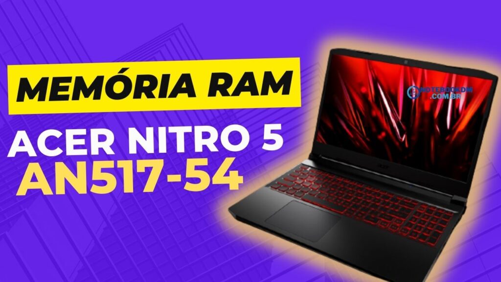 Memória RAM Para Nitro 5 AN517-54 do tipo DDR4 3200 MHZ