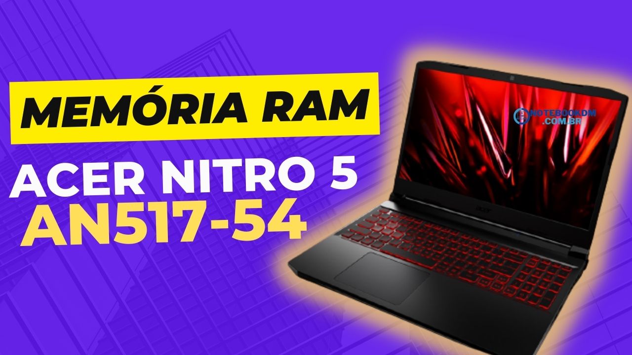 Memória RAM Para Nitro 5 AN517-54 do tipo DDR4 3200 MHZ