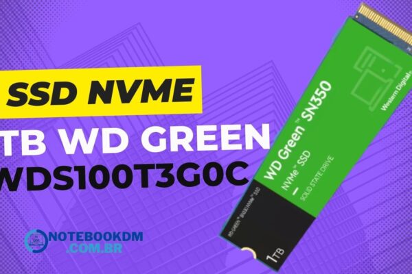 SSD NVME DE 1 TB WD GREEN SN350 até 3.200 MB/s M.2 2280