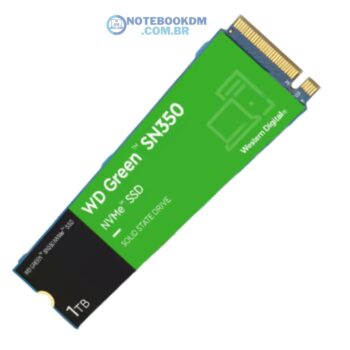 SSD NVME DE 1 TB 2 SSD NVME DE 1 TB WD GREEN SN350 até 3.200 MB/s M.2 2280