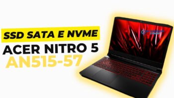 SSD para Nitro 5 AN515-57 M.2 NVME ou SATA III DE 2.5MM