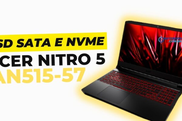 SSD para Nitro 5 AN515-57 M.2 NVME ou SATA III DE 2.5MM