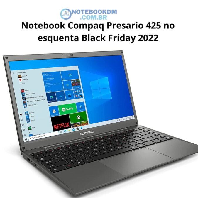 Notebook Compaq Presario 425 No Esquenta Black Friday 2022​