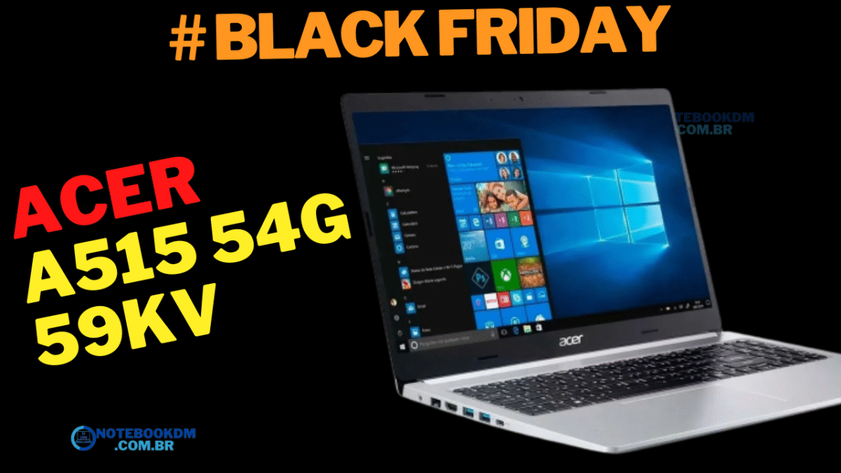 Acer A515-54G-59KV na BLACK FRIDAY 2022 - Geforce MX 250