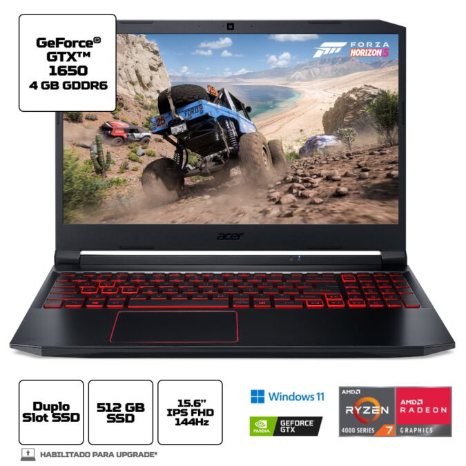 ACER Notebook Nitro 5 AN515-44-R4KA É Bom