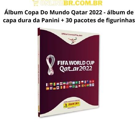 Álbum Copa Do Mundo Qatar 2022 - álbum de capa dura da Panini