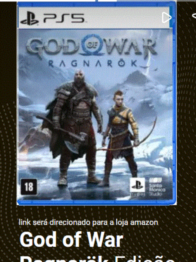 God of War Ragnarök na semana black Friday 2022