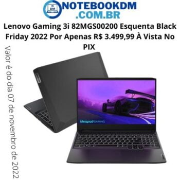 Lenovo Gaming 3i 82MGS00200 esquenta black friday 1 Lenovo Gaming 3i 82MGS00200 esquenta black friday 2022