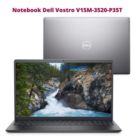 Notebook Dell Vostro V15M-3520-P35T 15.6" Full HD 12ª Geração Intel Core i5 8GB 256GB SSD Windows 11 Pro Cinza Chumbo