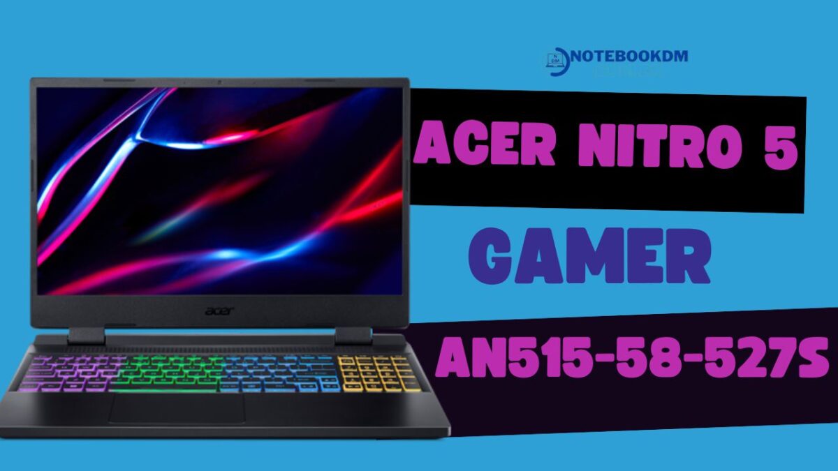 Acer Nitro 5 AN515-58-527S Gaming Laptop com RTX 3060 + i5-12500H Tela de 15.6 Polegadas FULL HD 144 HZ 16GB DDR4 | 512GB PCIe Gen 4 SSD