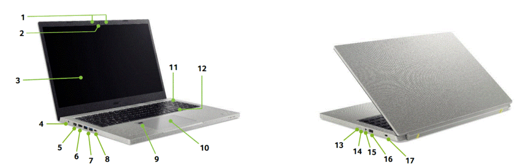 ACER Notebook Aspire VERO AV15-51-58ZM é bom ! Com Intel Iris Xe 2 ACER Notebook Aspire VERO AV15-51-58ZM é bom para trabalhar Ele é um notebook com pegada Ecológica e 80% dos materiais dele é reciclado