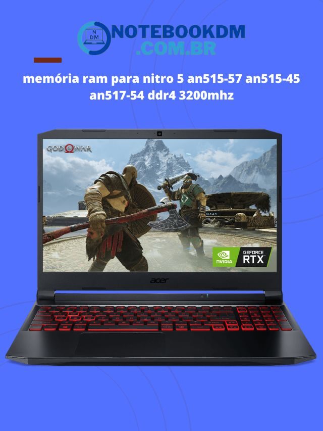 memória ram para nitro 5 an515-57 an515-45 an517-54 ddr4 3200mhz