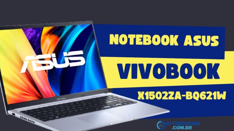 O Asus Vivobook X1502ZA-BQ621W é um notebook intermediário, que possui um belo design e um boa configuração. Ele pode ser usado para lidar com trabalhos de escritório, estudos e lazer.