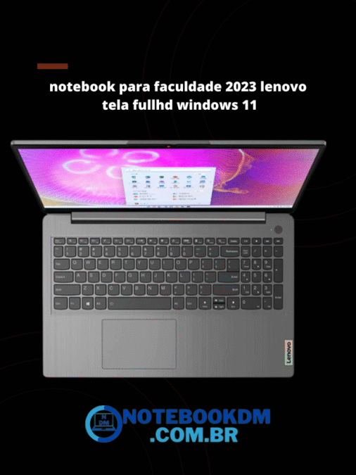 notebook para faculdade 2023 lenovo tela fullhd windows 11 Conheça agora mesmo uma boa opção de notebook para a faculdade 2023 Este é um Lenovo com excelente custo-benefício tela full HD