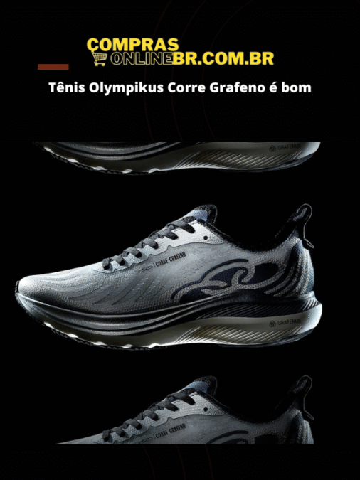 Tênis Olympikus Corre Grafeno é bom para correr !