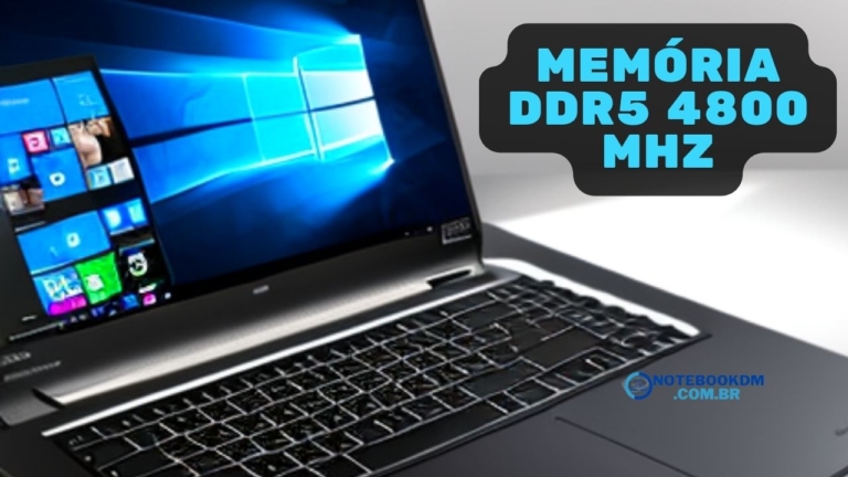 Memória DDR5 4800 MHZ para notebook 1 Memória DDR5 4800 MHZ para notebook - Notebookdm.com.br 262 pinos para notebook gamers e de trabalho Pente de memória RAM DDR5 4800 MHZ