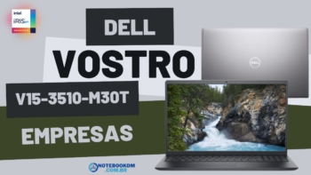 O Notebook Dell Vostro V15-3510-M30T é um intermediário bom para trabalhar com diversas tarefas do dia a dia