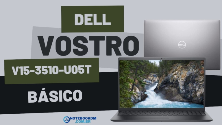 O Notebook Dell Vostro V15-3510-U05T é um intermediário bom para estudar ou trabalhar com tarefas básicas do dia a dia. O modelo tem uma boa configuração para trabalhar com aplicativos de escritório.