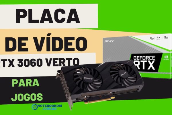 Placa de Vídeo RTX 3060 Verto PNY DE 8 GB