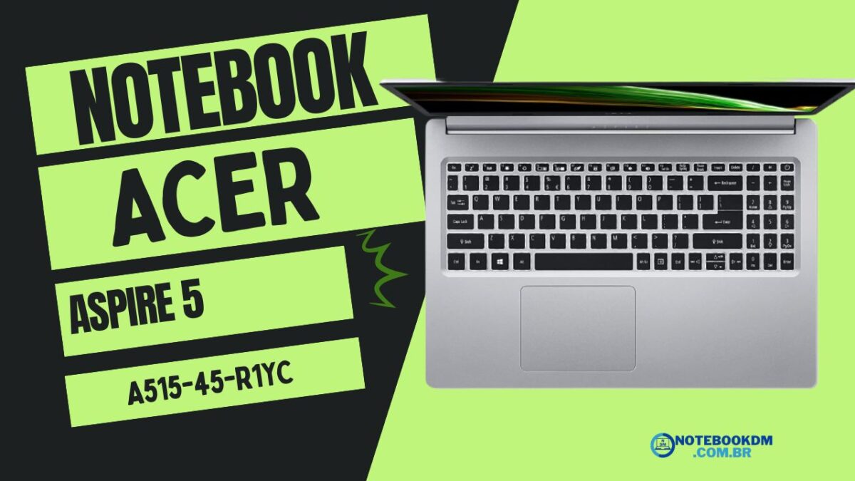 Acer Laptop Aspire 5 A515-45-R1YC Slim - AMD Ryzen 5 5500U
