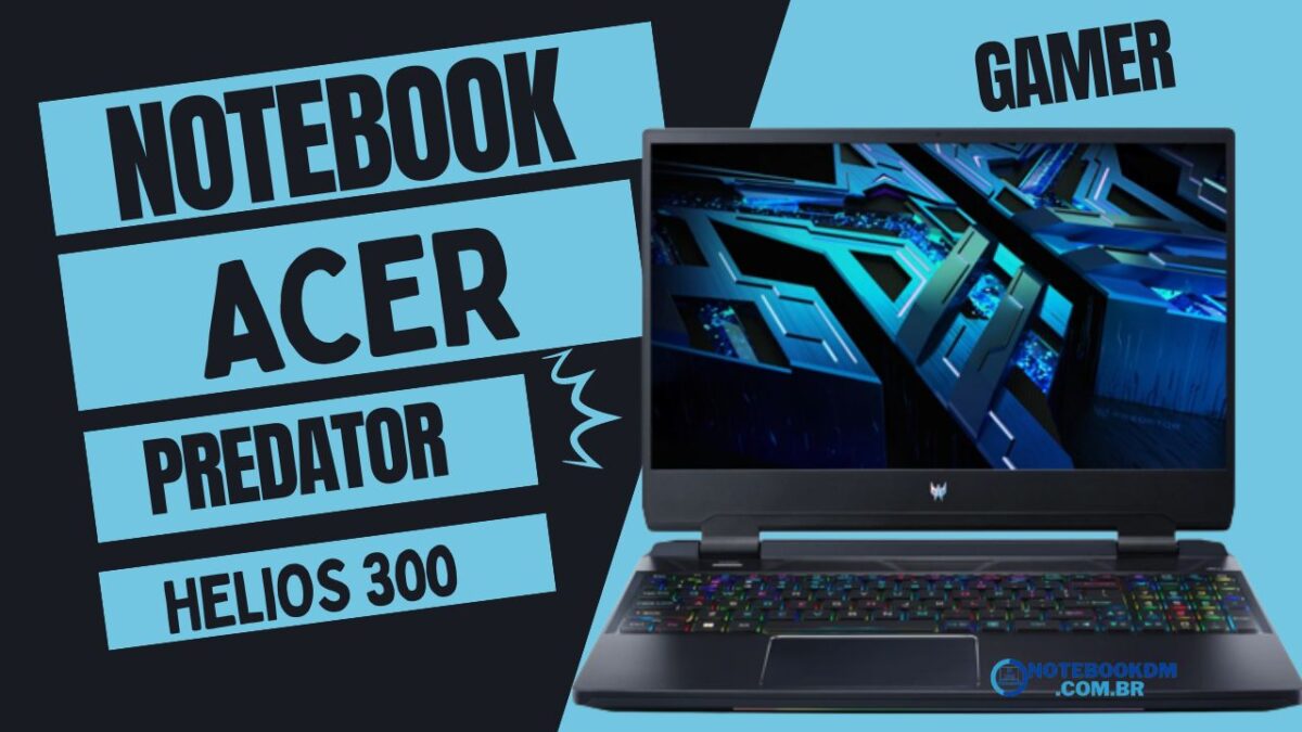notebook acer predator helios 300 ph315-55 importado RTX 3060