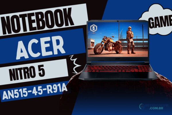 Notebook Gamer Acer Nitro 5 AN515-45-R91A Ryzen 5 GTX 1650