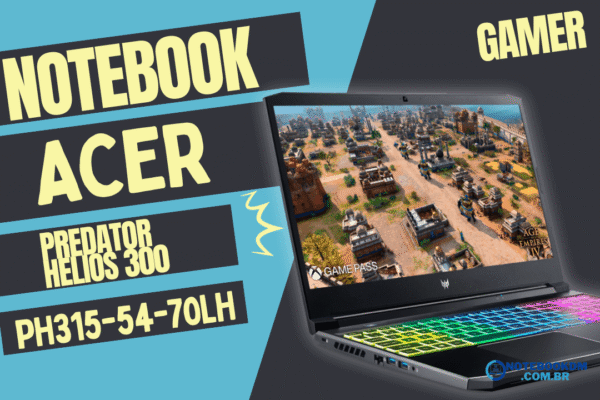 Notebook Gamer Predator Helios 300 PH315-54-70LH - RTX 3070