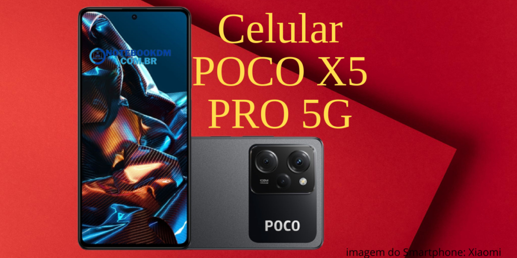 Celular POCO X5 PRO 5G com Snapdragon 778G e câmera tripla