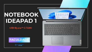IdeaPad 1 82X50002BR com AMD Ryzen 5 7520U 8 GB 5500MHz