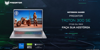 Notebook Acer Gamer PREDATOR TRITON 300 SE PT316-51S-78V9