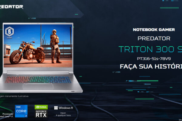 Notebook Acer Gamer PREDATOR TRITON 300 SE PT316-51S-78V9